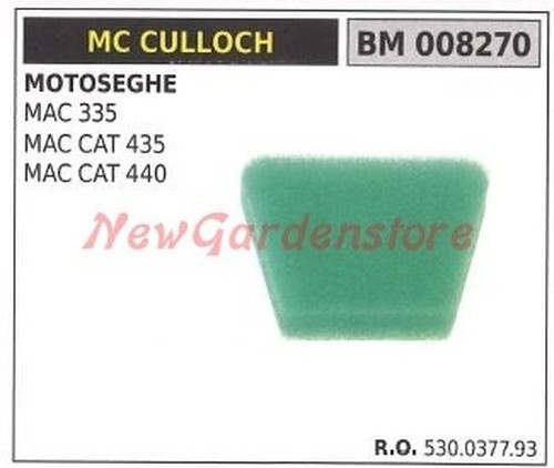 Filtre air culloch - d'air,