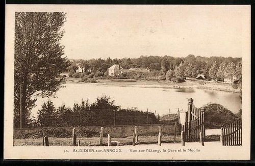 Cpa didier sur - st-didier-sur-arroux,, vue