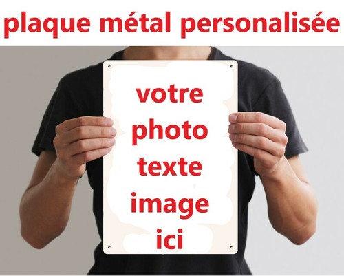 Plaque métal personalisee - plaque,