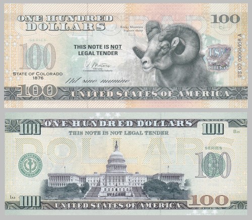 Usa 100 dollars souvenir - 100,
