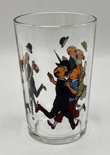 Verre TINTIN où tout le monde