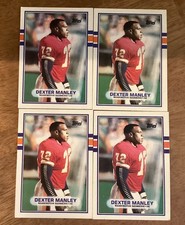 (4) 1989 Topps  #262 Dexter Manley  Redskins
