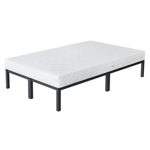 Cadre lit métal - de, anthracite