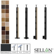 Garde-Corps Poteau LOFT Chêne