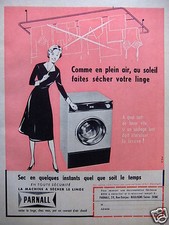 1960 PARNALL LAUNDRY DRYER PRESS ADVERTISEMENT - ADVERTISING 