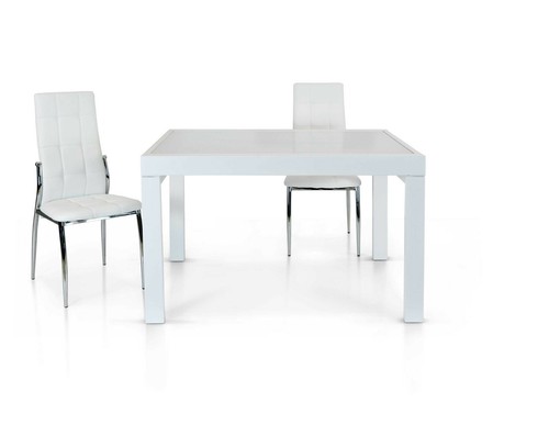 Table extensible verre métal - verre,