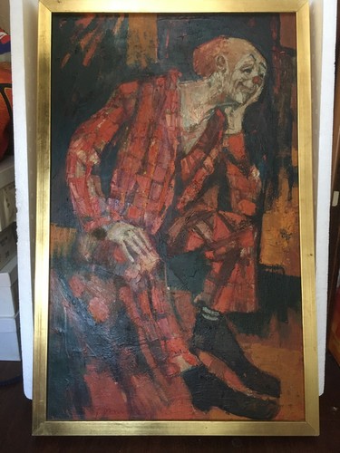 Tableau clown art - tableau,