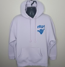 Fat Boy Surf Club High Times Adult XL Hoodie Sweatshirt Lavender Relax Fit Hvwt