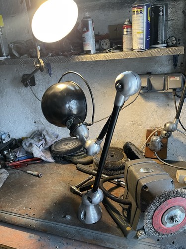 Jielde lamp polished - in,