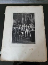 Lithographie CH. MOTTE - DEPUTES DU CONGRES BELGE AU PALAIS ROYAL 1831 - 27