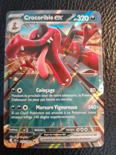 Carte pokémon crocorible - pokémon,