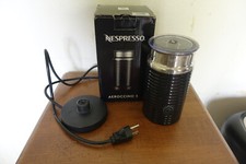 Nespresso Aeroccino 3 Milk Frother 3594USBLK espresso BASICALLY NEW COMPLETE SET