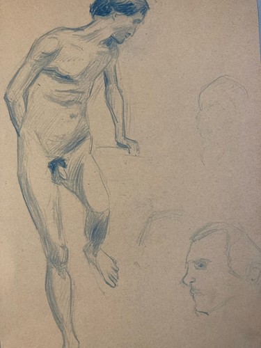 Beau dessin académique mine - beau,