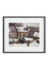 WET SNOW VICTOR CHARRETON 1899 FRAMED POSTER FRAMED POSTER