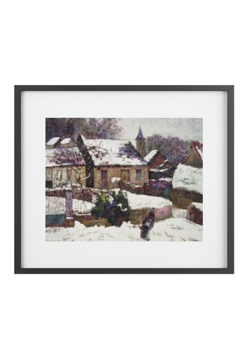 Wet snow victor charreton - snow, 1899
