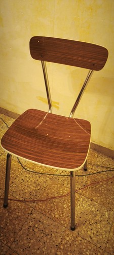 Ancienne chaise formica - chaise,
