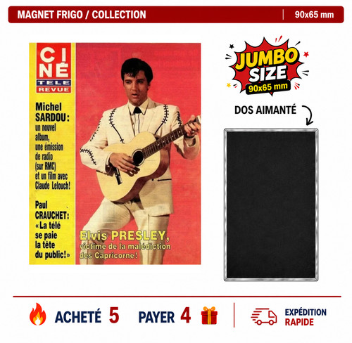 Magnet frigo elvis presley - frigo,