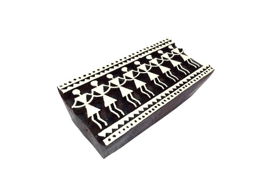 Fait main warli - la, bordure