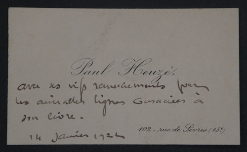 Paul heuzé écrivain - paul, carte