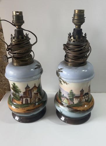 Anciens pied lampe - de,