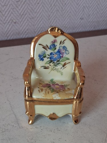 Trône boite bijoux fleurie - à,
