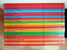 BD Tintin | Collection Complète 24 volumes | Bandes dessinées | Intégrale