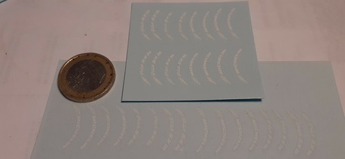 Decals white - white, side
