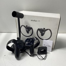 Oculus Rift Touch Controllers and Sensor - Black UNTESTED 