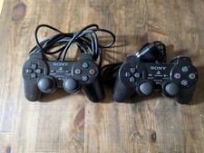 Sony for Playstation 2 Official Controller DualShock 2 Gamepad  Black x 2 units