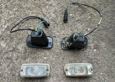 Fiat 850 SEDAN SPECIAL PAIR OF WHITE FRONT ARROWS RIGHT LEFT