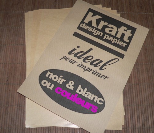 Feuilles papier kraft - 10,
