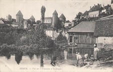 21 sowers views of the armançon and the dungeon.  27631