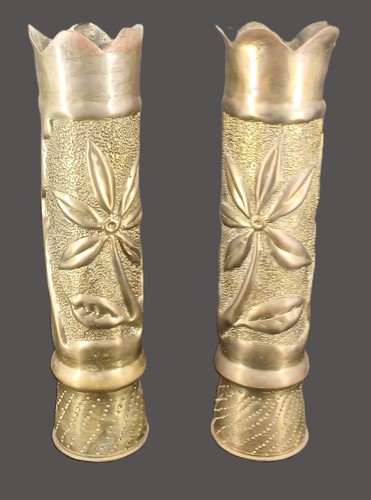 Paire vases douille - en,
