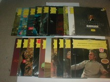 Hebert Von Karajan Duetsche DGG Classical 20pc LP LOT Symphony Orchestra Mozart