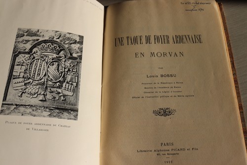 Ardenne bossu une taque - ., de