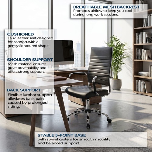 Fauteuil bureau similicuir - bureau,