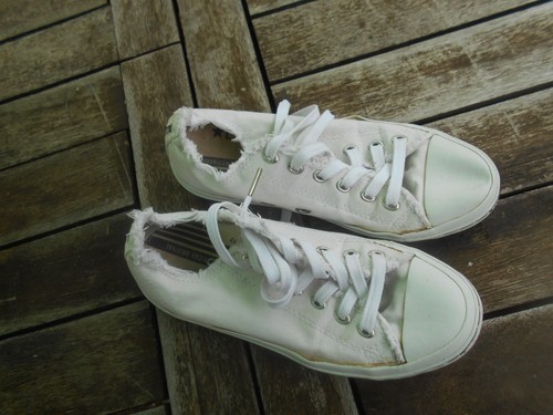 Rare converse toile - rare, blanches