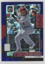 2022 Panini Donruss Optic Purple Pandora Prizm /99 Yadier Molina #166