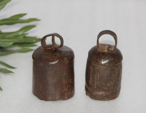 Cloche vache fer antique - fer,