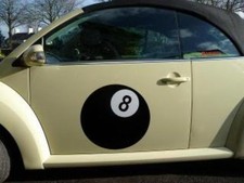 immense Boule 8 Autocollant