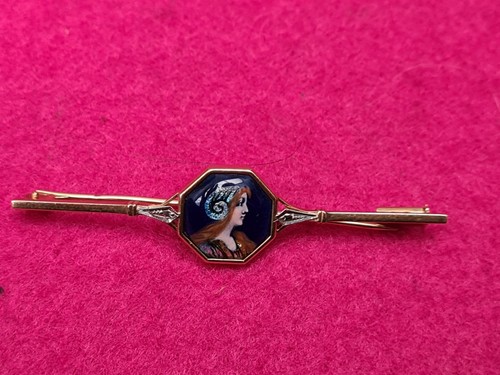 Broche ancienne k - ancienne, or