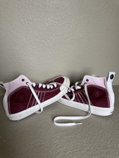 DIESEL S-ASTICO MID LACE Canvas Sneakers EU42.5 UK8.5 US9.5 Contrast Stitching