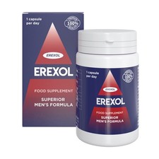 Erexol 60 Capsules – Male Vitality and Performance Support Supplement.