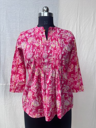 Tunique coton rose femme - coton,