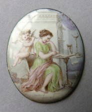 Peinture miniature sur émail