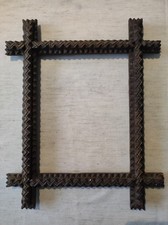 ancien cadre bois sculpté