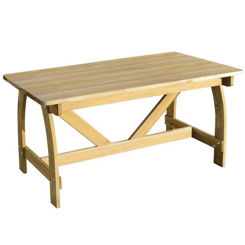 Bois pin imprégné table - bois, de