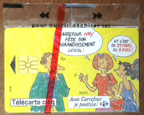 Telecarte carrefour ivry - 5u,