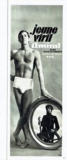 Advertising 1122 1968 Admiral men's briefs underwear Petit Bateau