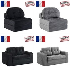 Canapé Lit Pliant Velours